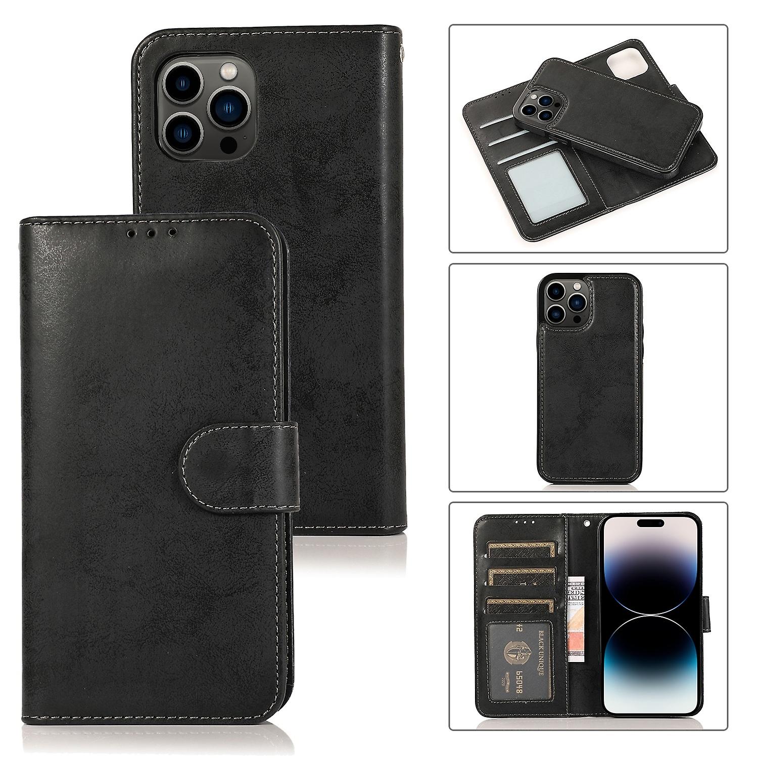 Detachable Leather Case For iPhone 14 Pro