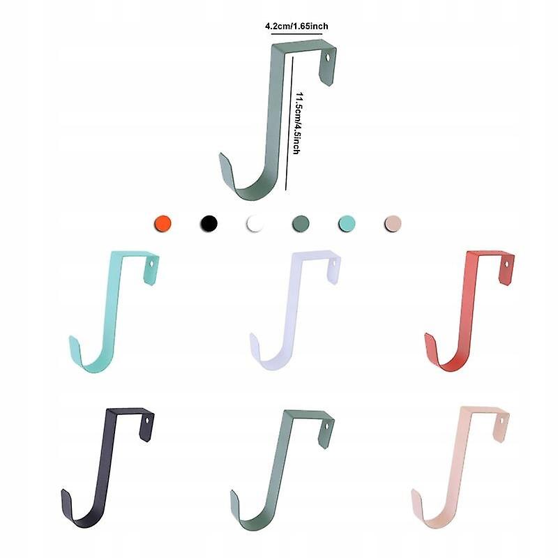 6 sets, kitchen cabinet door back hook, towel hook