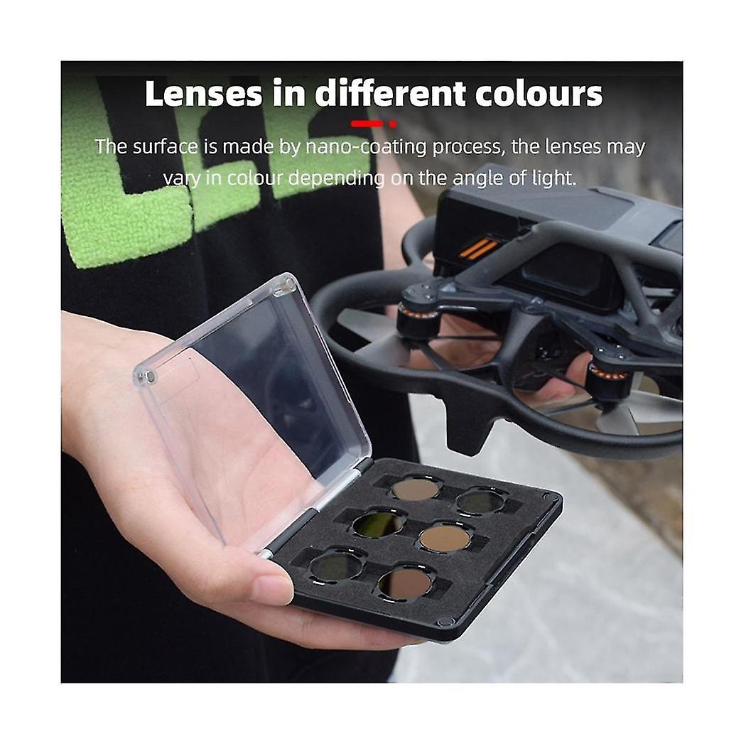 Aluminum Alloy Uv Nd16 Filter Set For O3 Avata Camera Optical Glass Polarizer Filters Accessoires