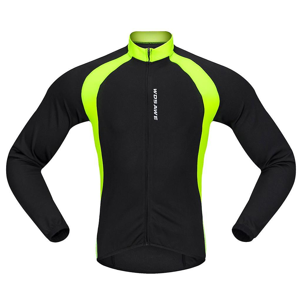 Cykeltröja Långärmad Cykel Cykelskjorta Cykelkläder Topp L Svart
