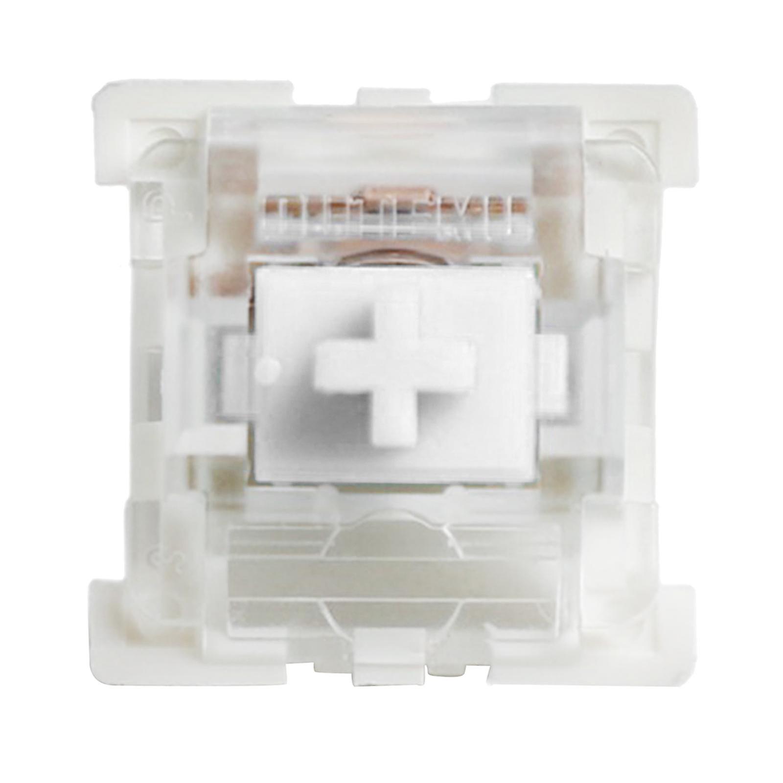 Interruptores mecánicos de teclado Eje de repuestos Interruptores blancos de silencio