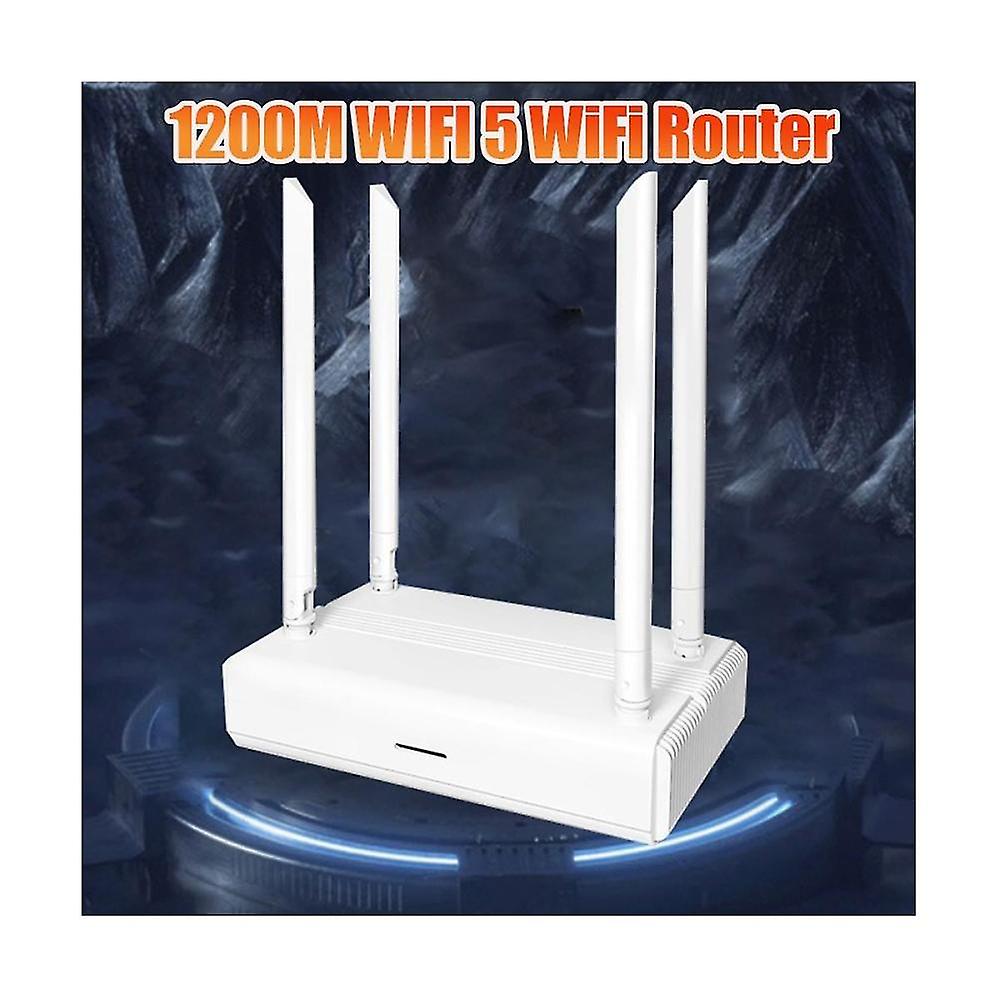 1200m Wifi Router Wifi 5 Wireless Router 2.4g+5.8g Dual Band Ieee802.3az With 4xantennas Support Na