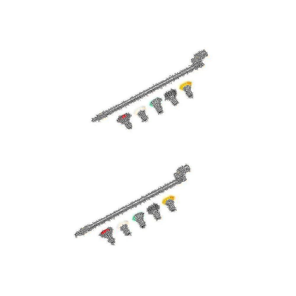 2pcs Pressure Washer Wand With Adjustable Angle Nozzle 5 Angles Quick Connect Pivot Adapter Coupler