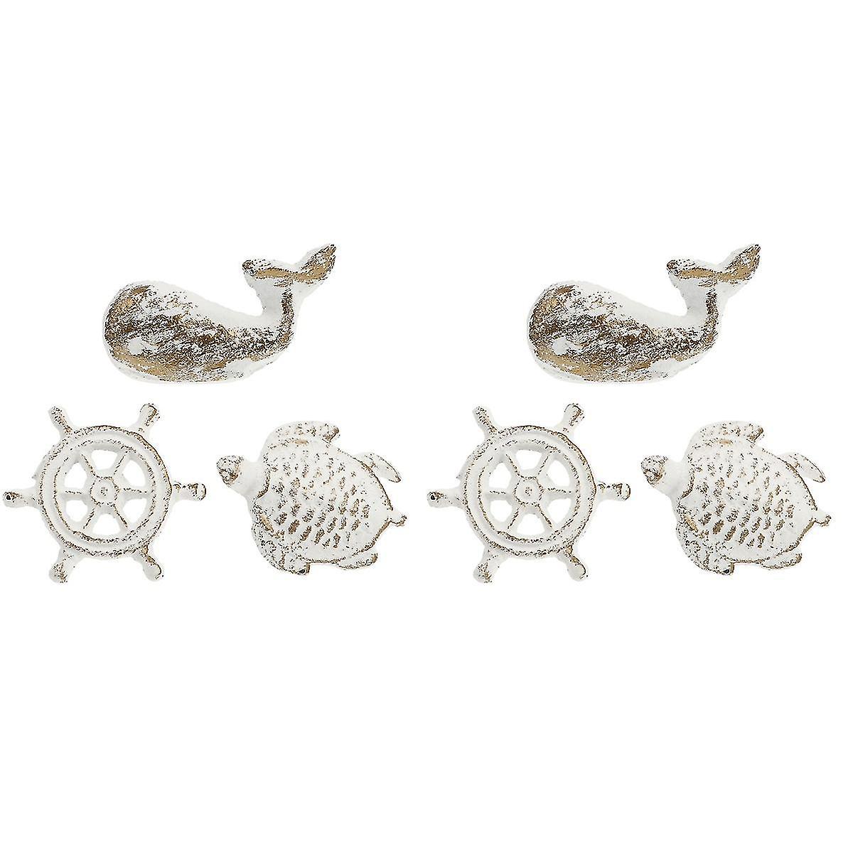 2 Sets Creative Sea Themed Cabinet Handles Creative Drawer Handle Accessories