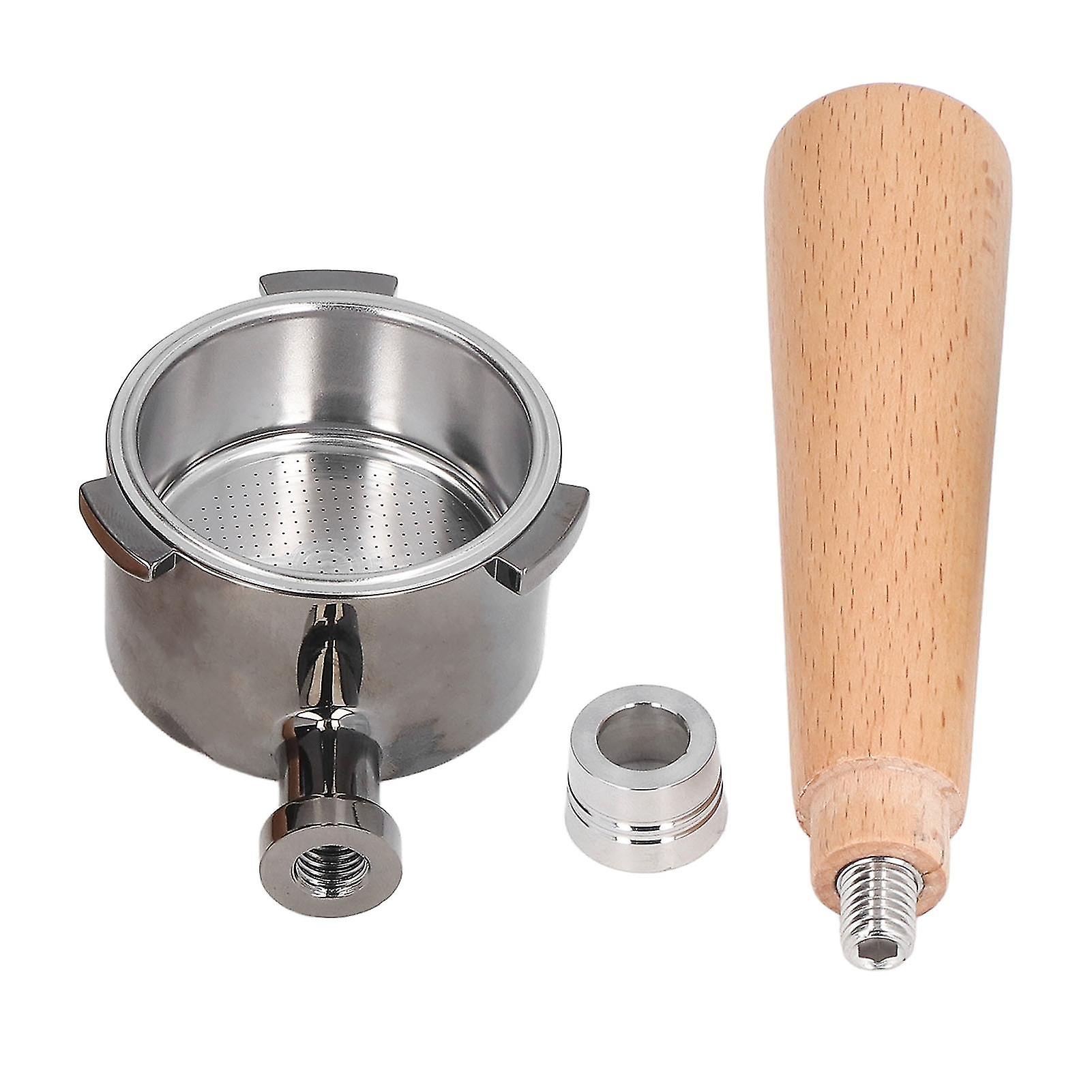 51mm Bottomless Coffee Filter Holder Zinc Alloy Handle for DELONGHI ECP3420 Coffee Machine
