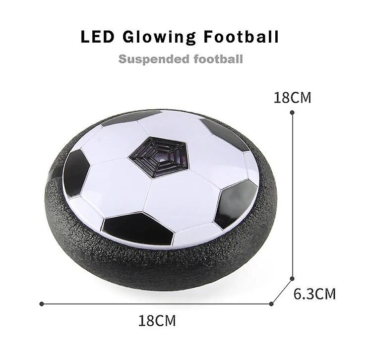 JUSCH Hover Hockey Soccer Floating Air Soccer with Led Light/Foam Indoor Outdoor Suspended Football Easy Sliding for Children Toddlers
