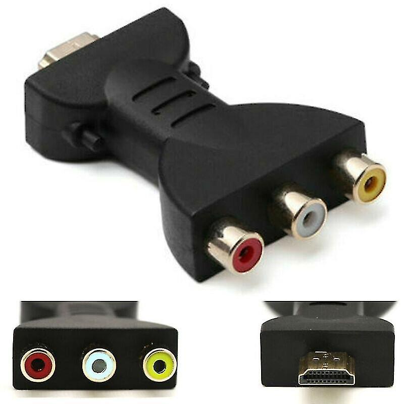 Hdmi Bölücüler Hdmi Erkek Anahtarlar 3 RCA Dişi Kompozit Av Ses Video Adaptörü Dönüştürücü