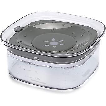 Anti-Splash Dog Bowl, No-Spill Anti-Overflow Dog Water Bowl Buoyancy Water Bowl for Dogs Anti-Drip Travel Dog Bowl - Large Capacity 2L Gray