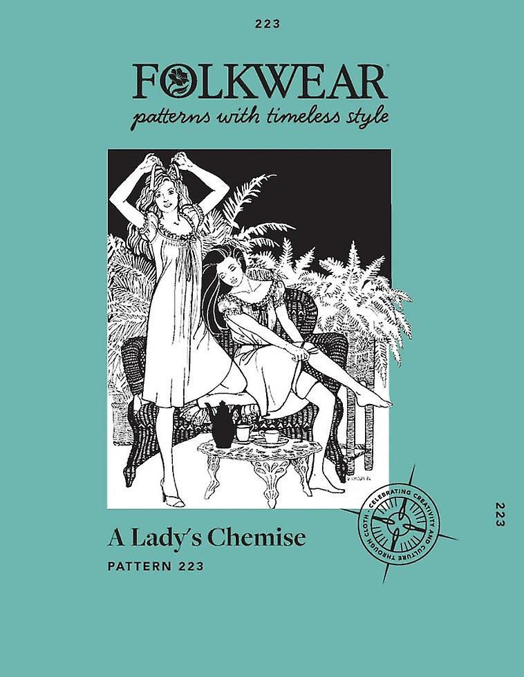 Folkwear Patterns Paper Sewing Pattern A Ladys Chemise
