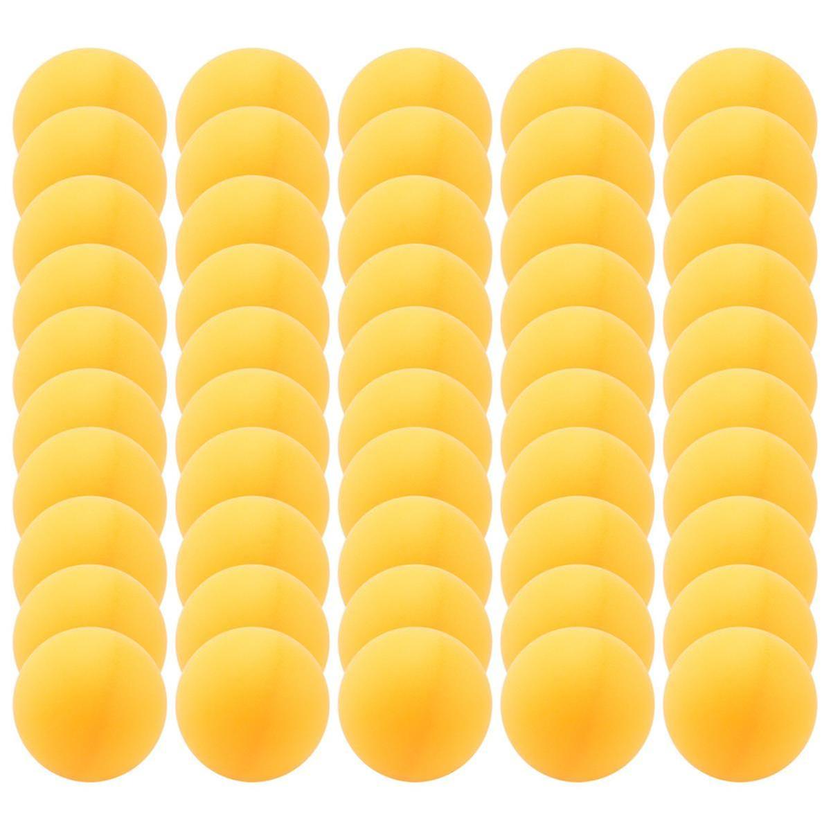 50 Pcs 40 Mm Table Tennis Training Balls, Ping Pong Balls, Yelow/white Random-yu