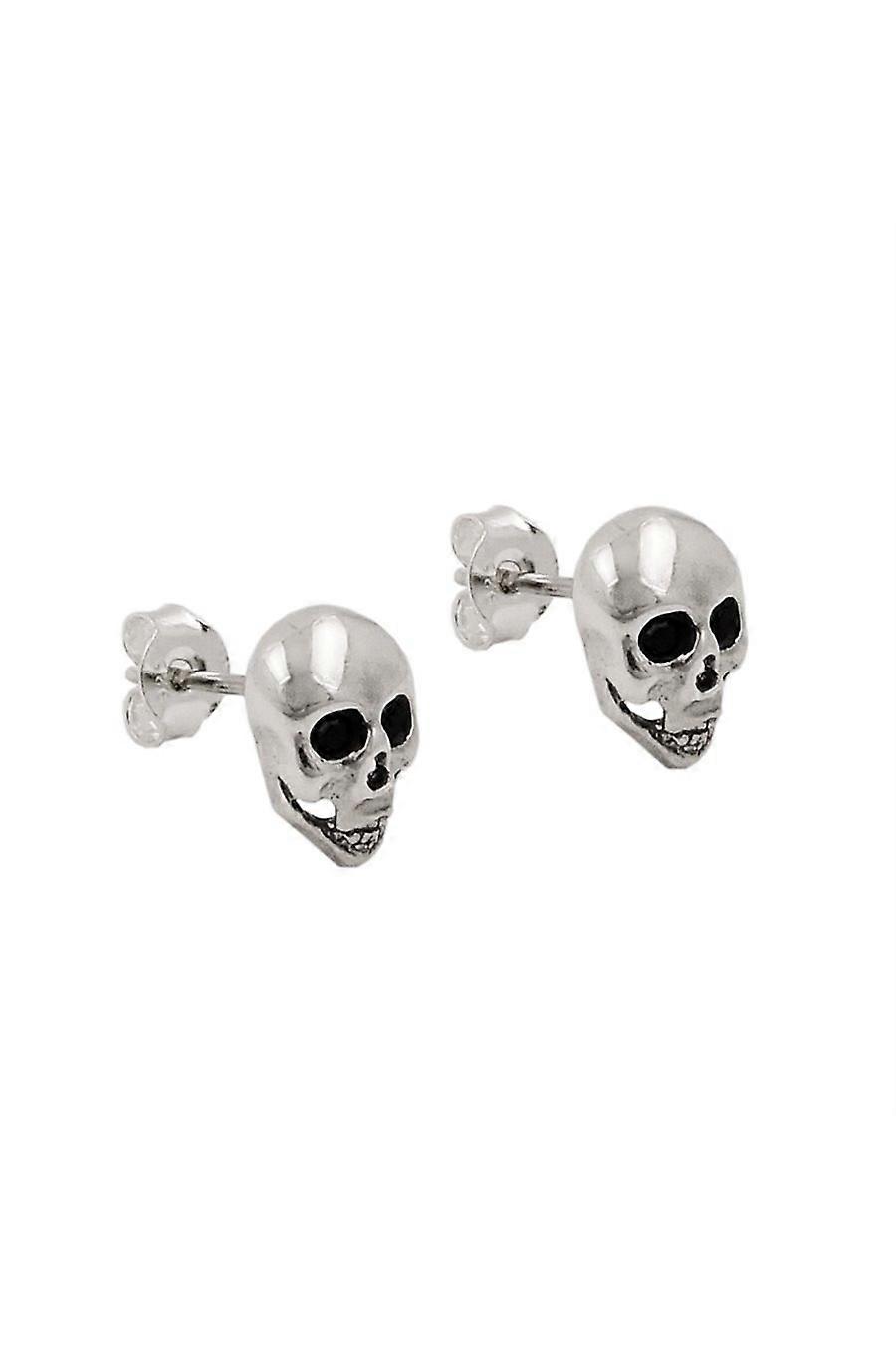 Earrings Studs Skulls Silver 925 - Gl93519