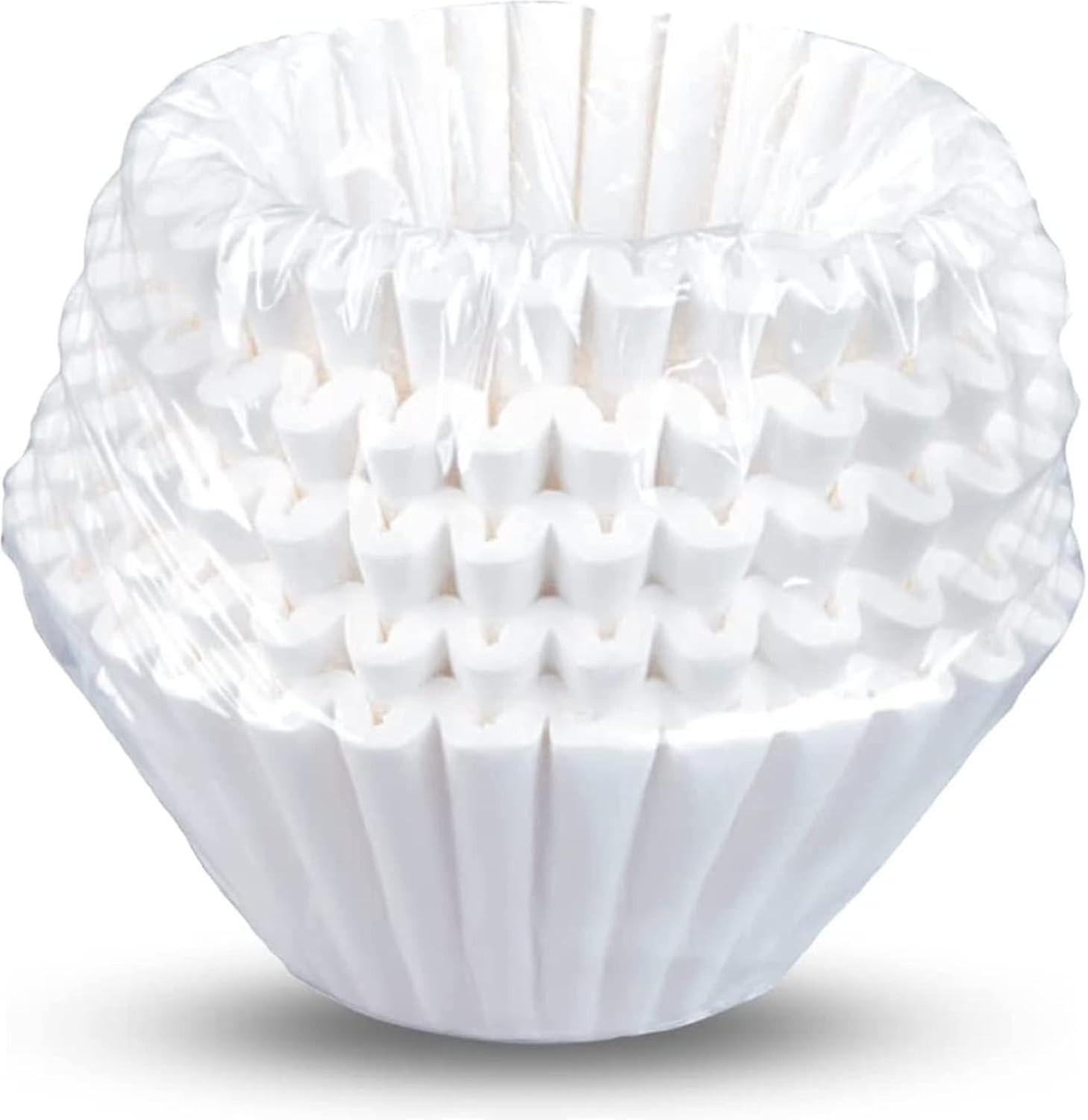 100PCS Filtros de café extra grandes (13 polegadas x 5 polegadas) Premium, grande, filtros altos para 1,5 a 3 galões