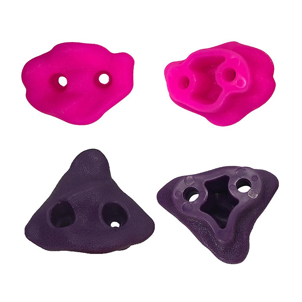 10Pcs Multi-Color Textured Rock Climbing Stones Kit with Bolts