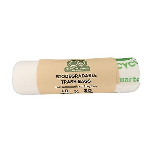 Compostable biodegradable garbage bag 30L 10 units