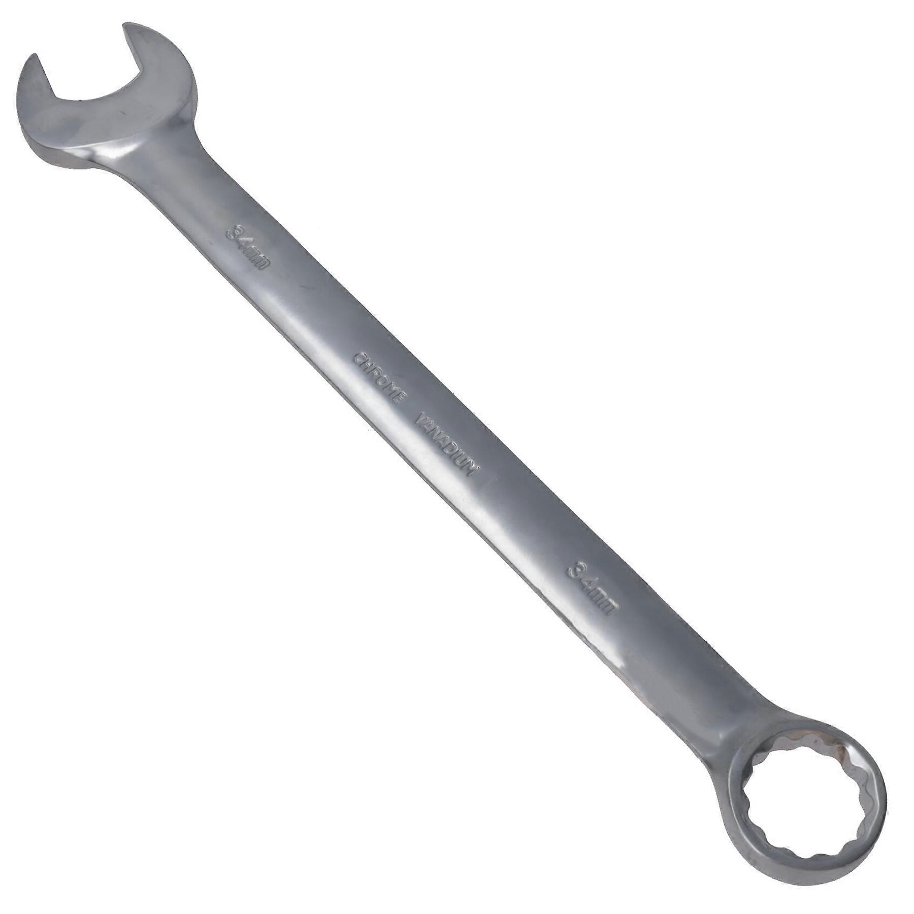 34mm Metric Combination Combo Ring Spanner Wrench Extra Long Bi-Hex Ring