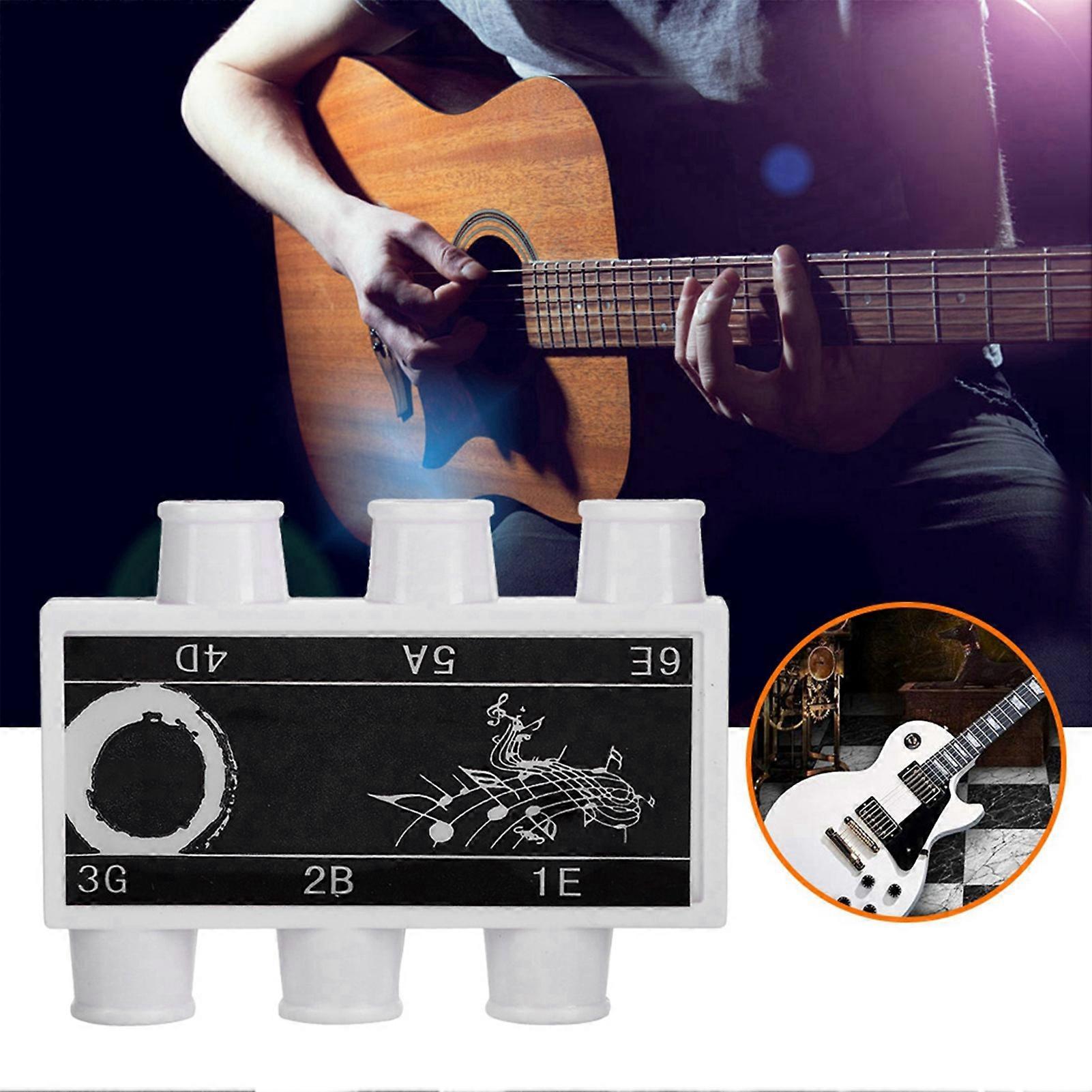 Durable ABS Plastic Tuner Pitch Pipe E-B-G-D-A-E with Case 35g
