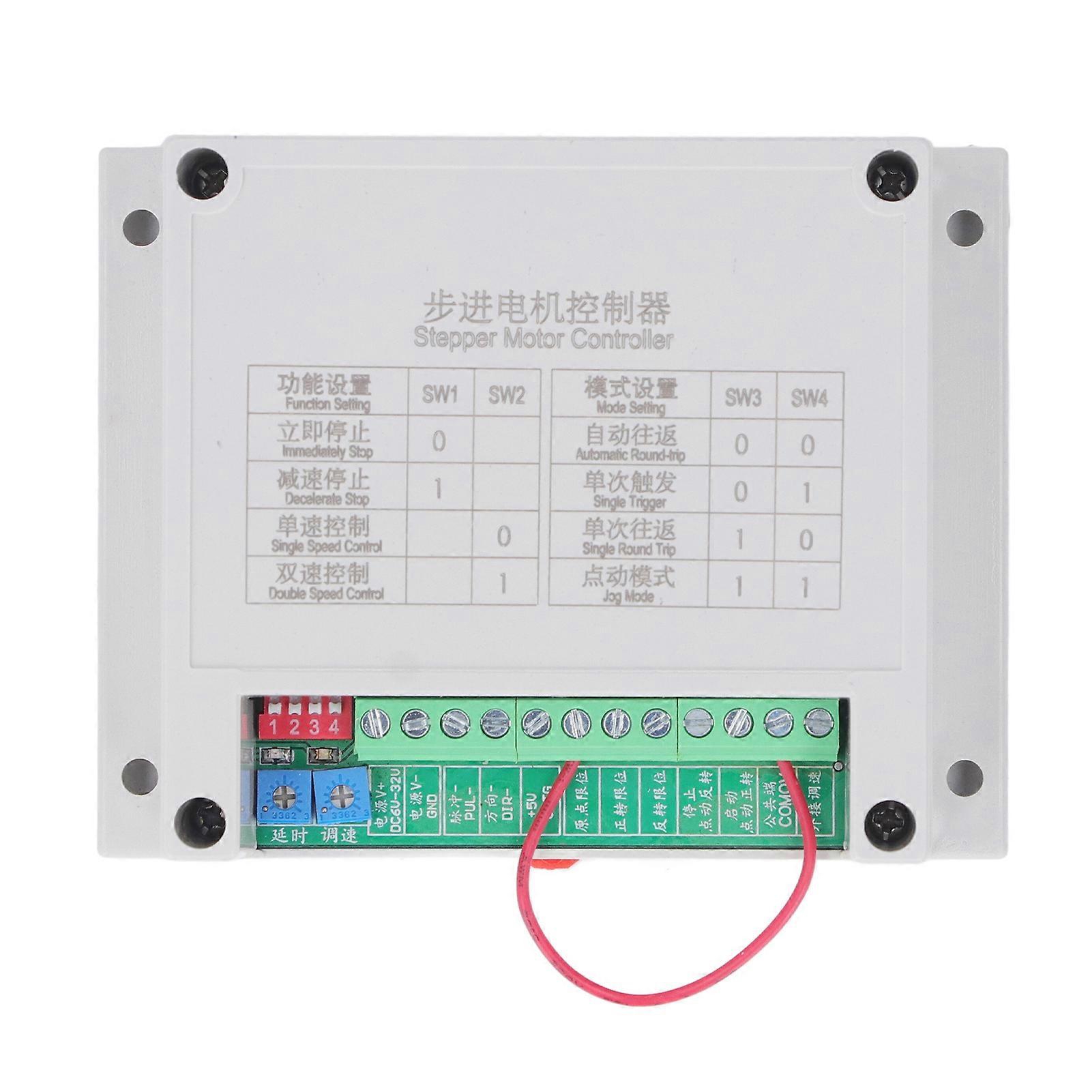 Stepper Motor Controller 1 Axes Forward Reverse Cnc Control 2 Speed Pwm Pulse Generator 6v32v