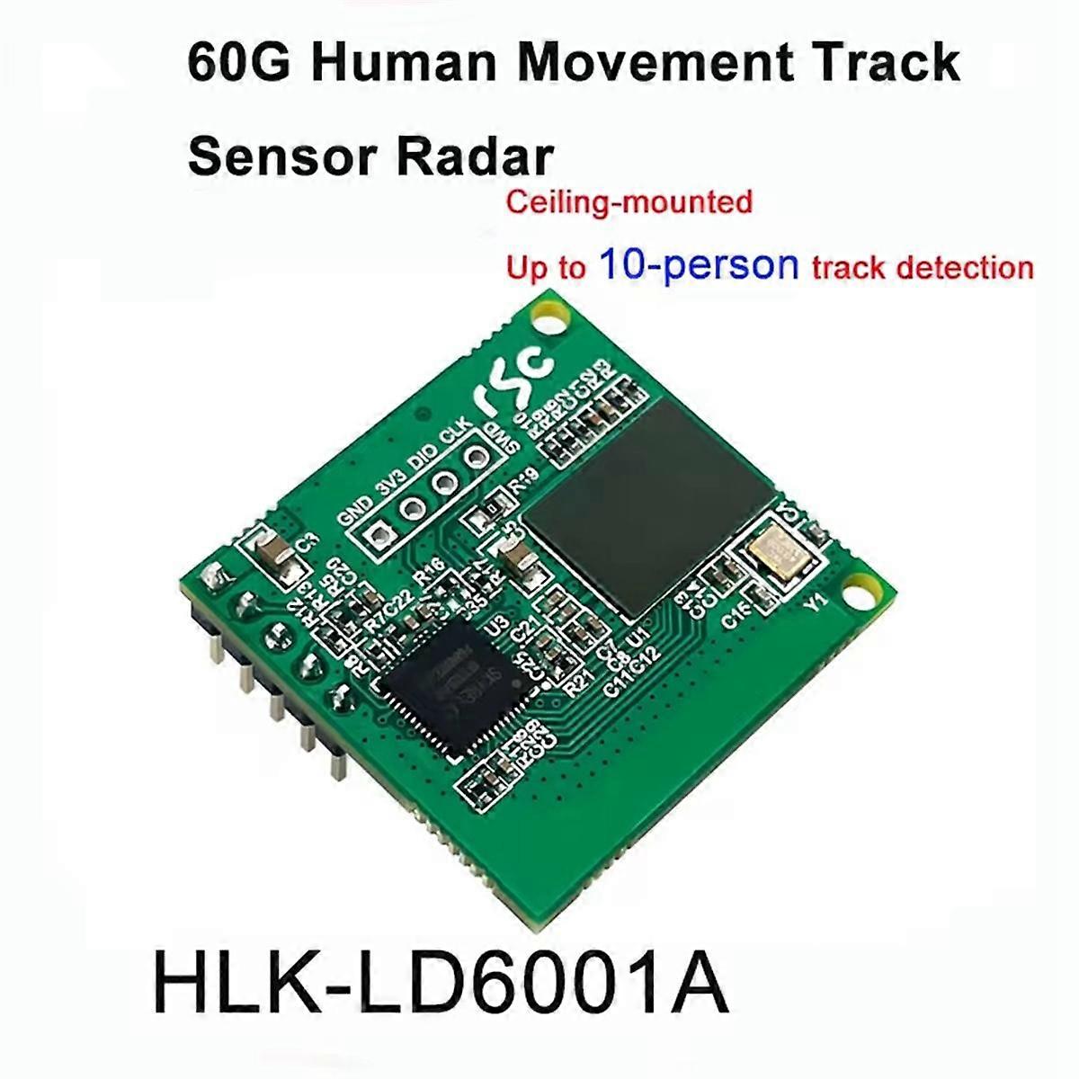 60G 4 Transmitter 4 Receiver High-Precision Multi-Target Human Movement Track Sensing LD6001A Radar