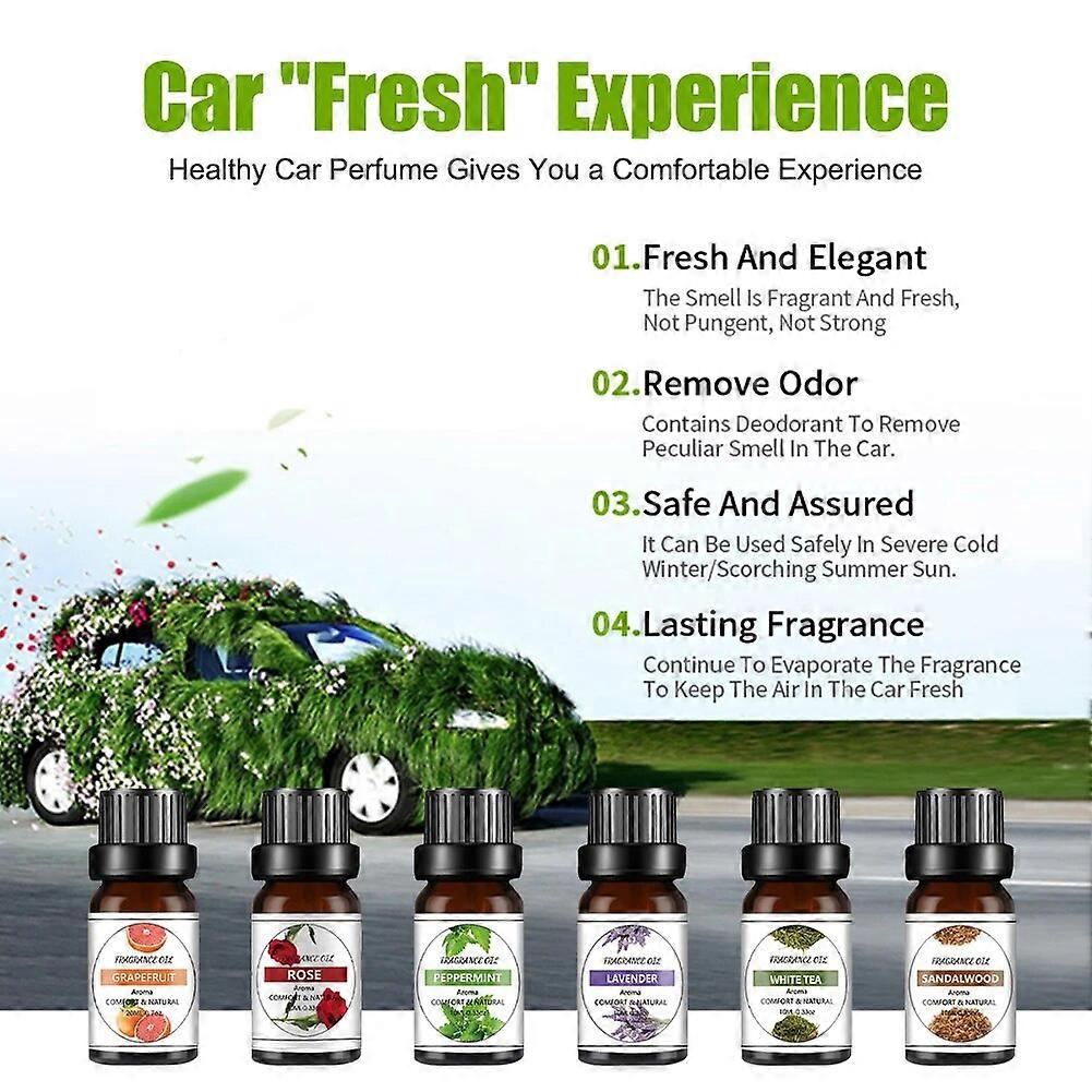 10ml Aromatherapy Essential Oil Perfume Lemon Lily Mint Jasmine Natural Plant Extraction Essential Oil with Dropper for Diffuser ST1M687