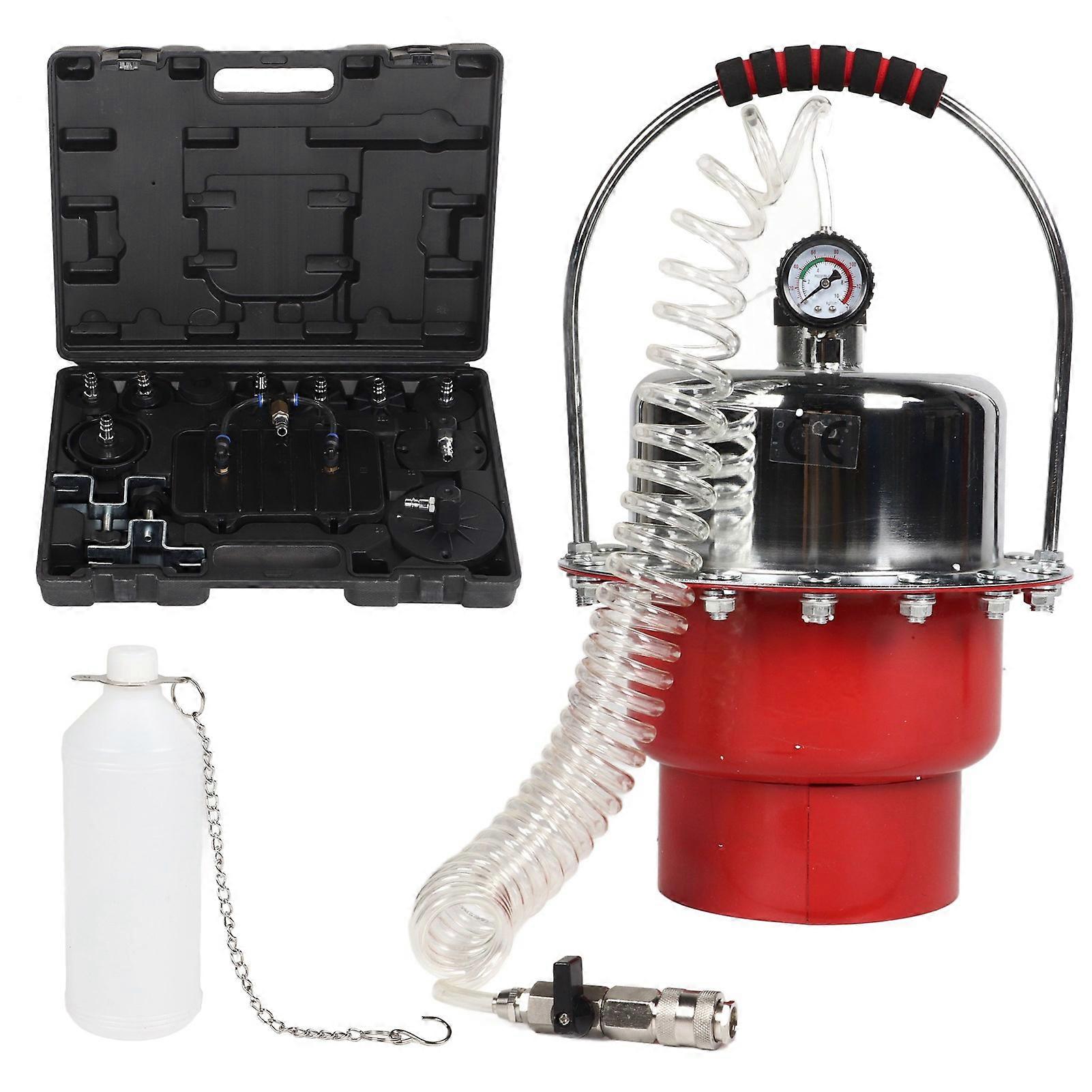Pneumatic Pressure Bleeder Tool 4.5CFM Brake Bleeder Kit Replacement for Brake and Clutch Systems E2U311