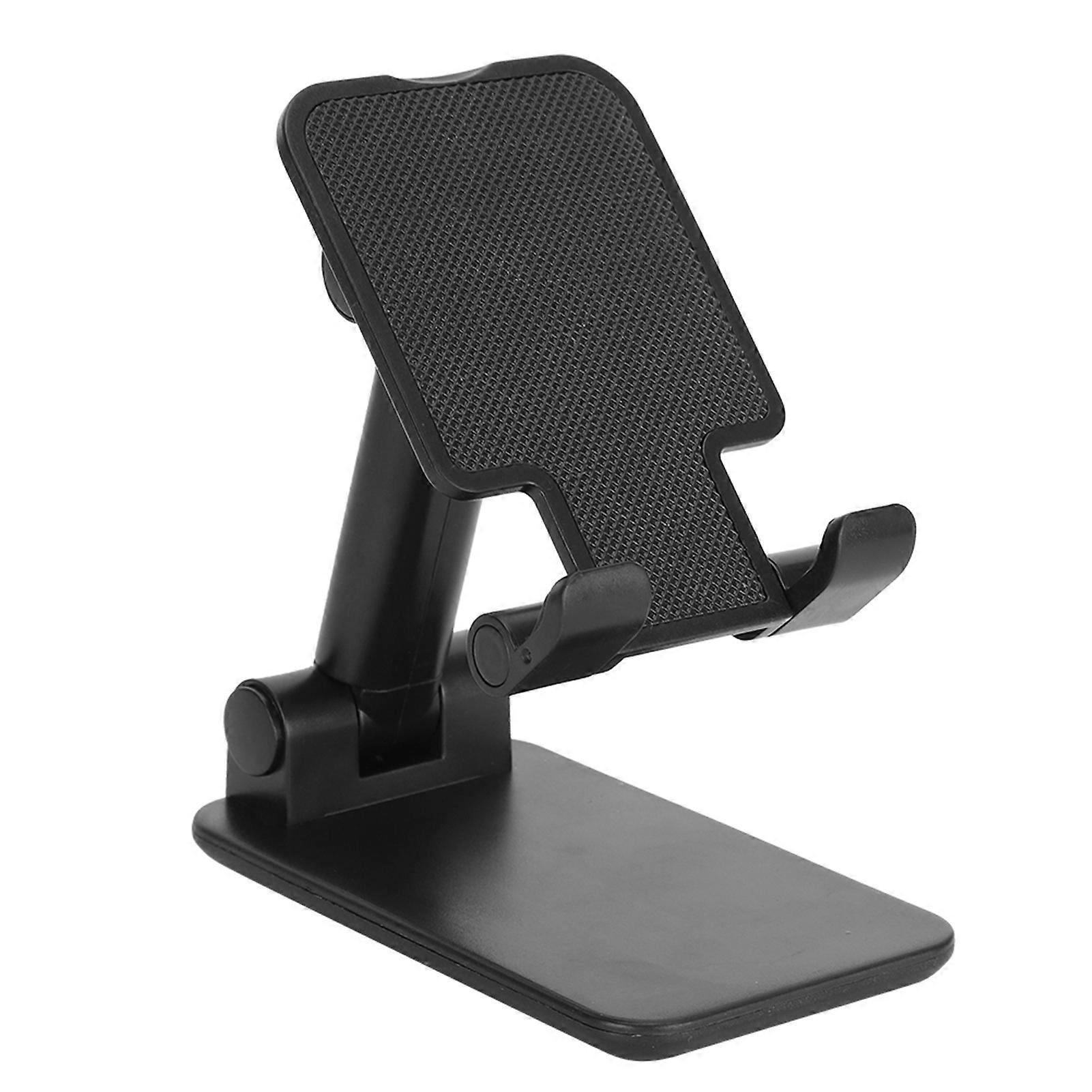 Adjustable Desktop Stand Holder Foldable Mirror Face Bracket for Mobile Phone TabletBlack