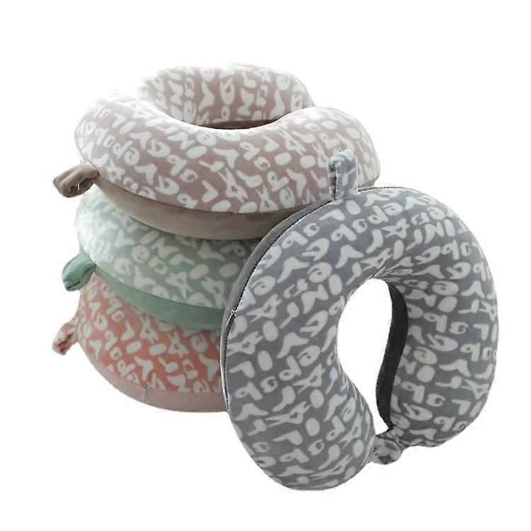 Soft Comfortable Travel Pillow Memory Foam Letter U-shaped Neck Pillow