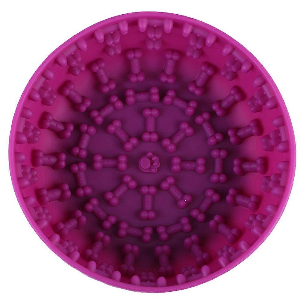 Dog slow feeder bowl licking pad, reduce boredom and anxiety; Good for food, snacks, yogurt or peanut butter