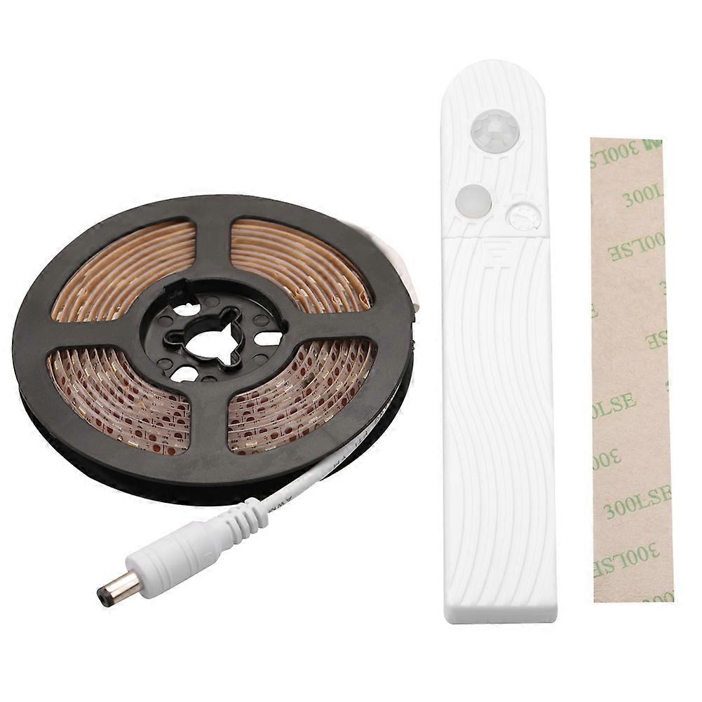 1m DC5V LED Light Strip PIR Motion Sensor Lamp String for Home Bedroom Kitchen Cold White