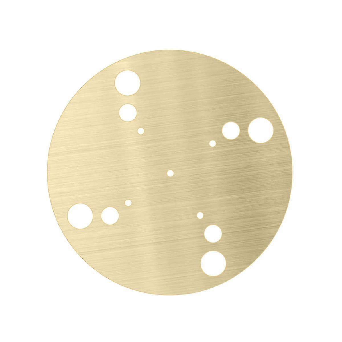 Tappetino per giradischi in ottone puro ad alta fedeltà per giradischi pad per giradischi in vinile Lp Home A-Yvan Giallo