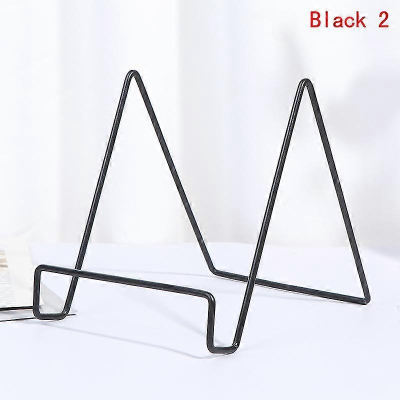 Iron Art Display Stand Dish Rack Plate Bowl Picture Frame Book Holder Home Decor