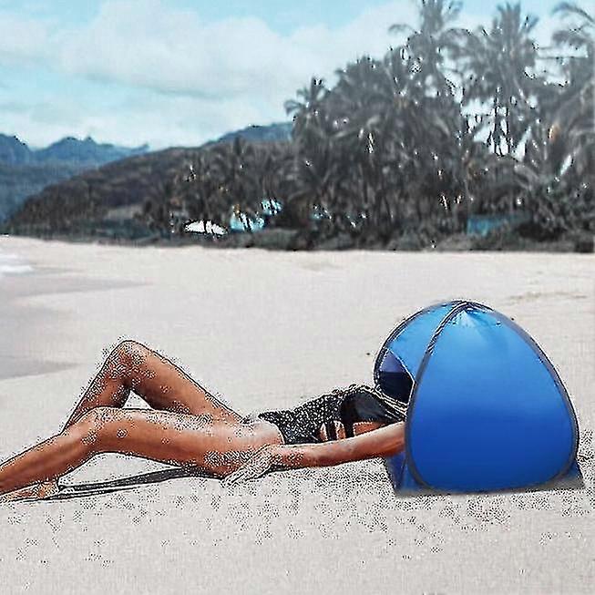 Full Automatic Mini Tent 2 Seconds Quick Opening Tent Beach Sunshade Head Sunshade