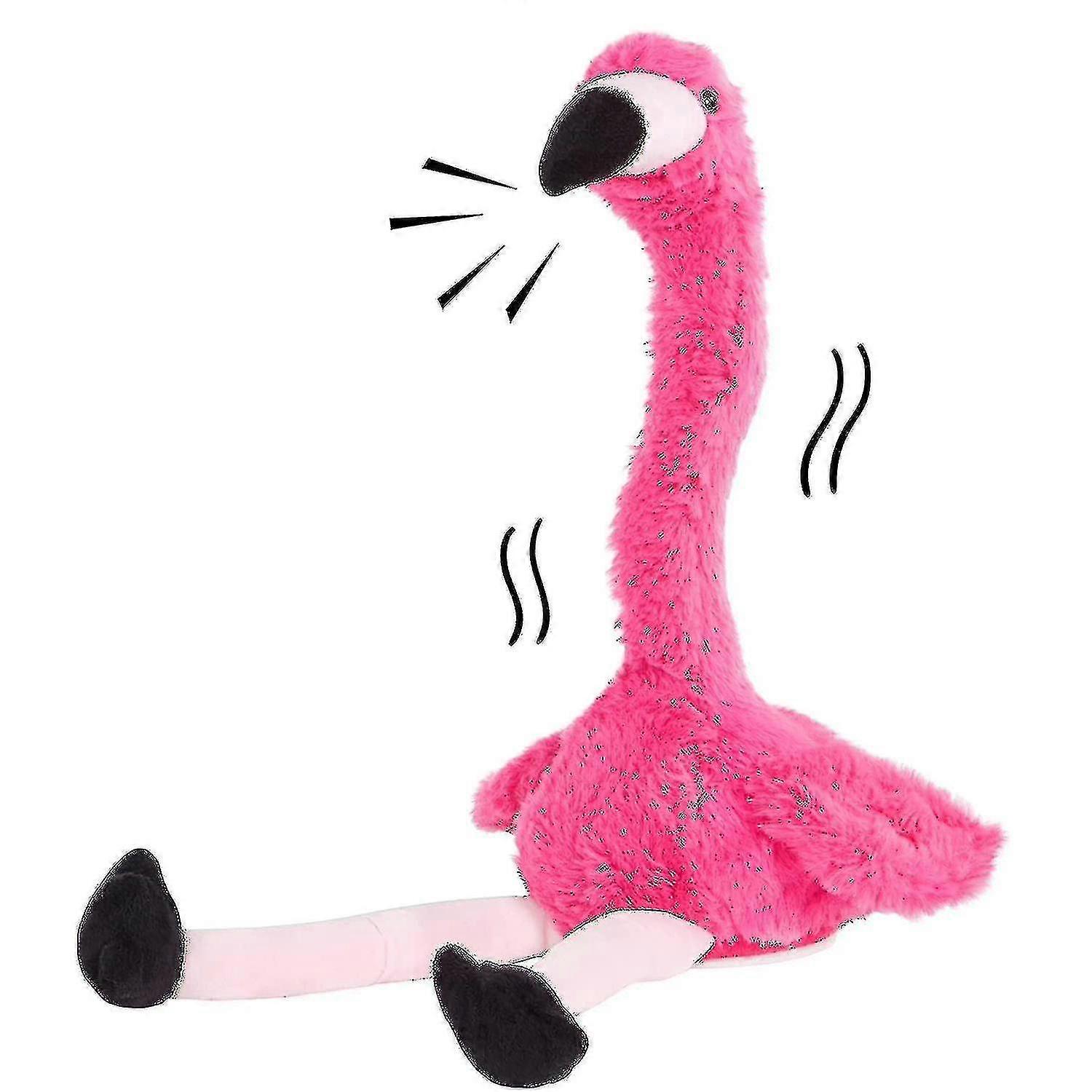 Flamingo Plush Dancing Toy Electric Flamingo Stuffed Toy Talks And Dancing Animal Toys Git For Kids