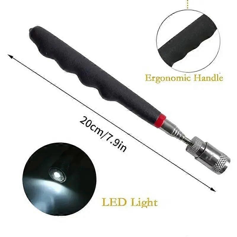 Flexible Magnetic Pickup Tool Claws Bend Curve Grabber Magnet Snake Long Reach Spring Pick-Up Bendable Retriever Stick Key Nut