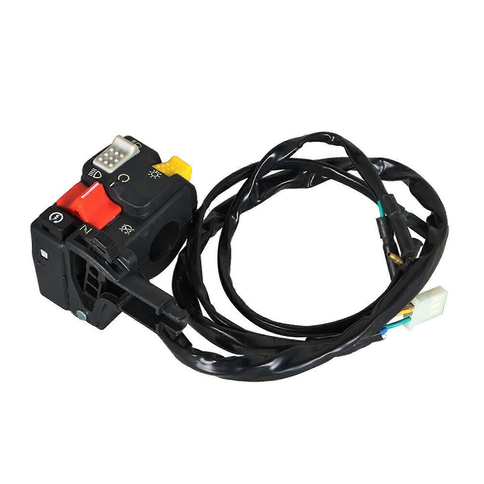 Electric Start Kill Light Chokes Switch for Honda TRX450 Foreman Handlebar On Off Assembly Replacement