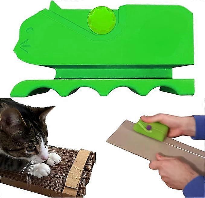 Cardboard Cutter for Cat Scratchers, Cardboard Cutter DIY Tool Cat Cardboard Scratcher, 3D Printed Handheld Cardboard Recycle Tool, Cardboard Strip To