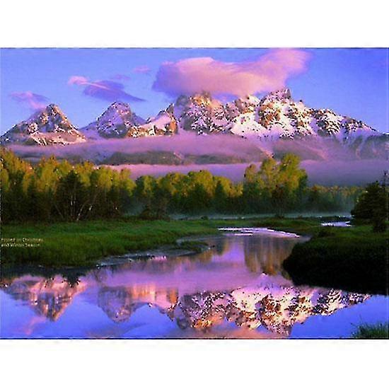 Timanttikirjonta Maisema Timantti Mosaiikkisarja Timanttimaalaus Koko kuva