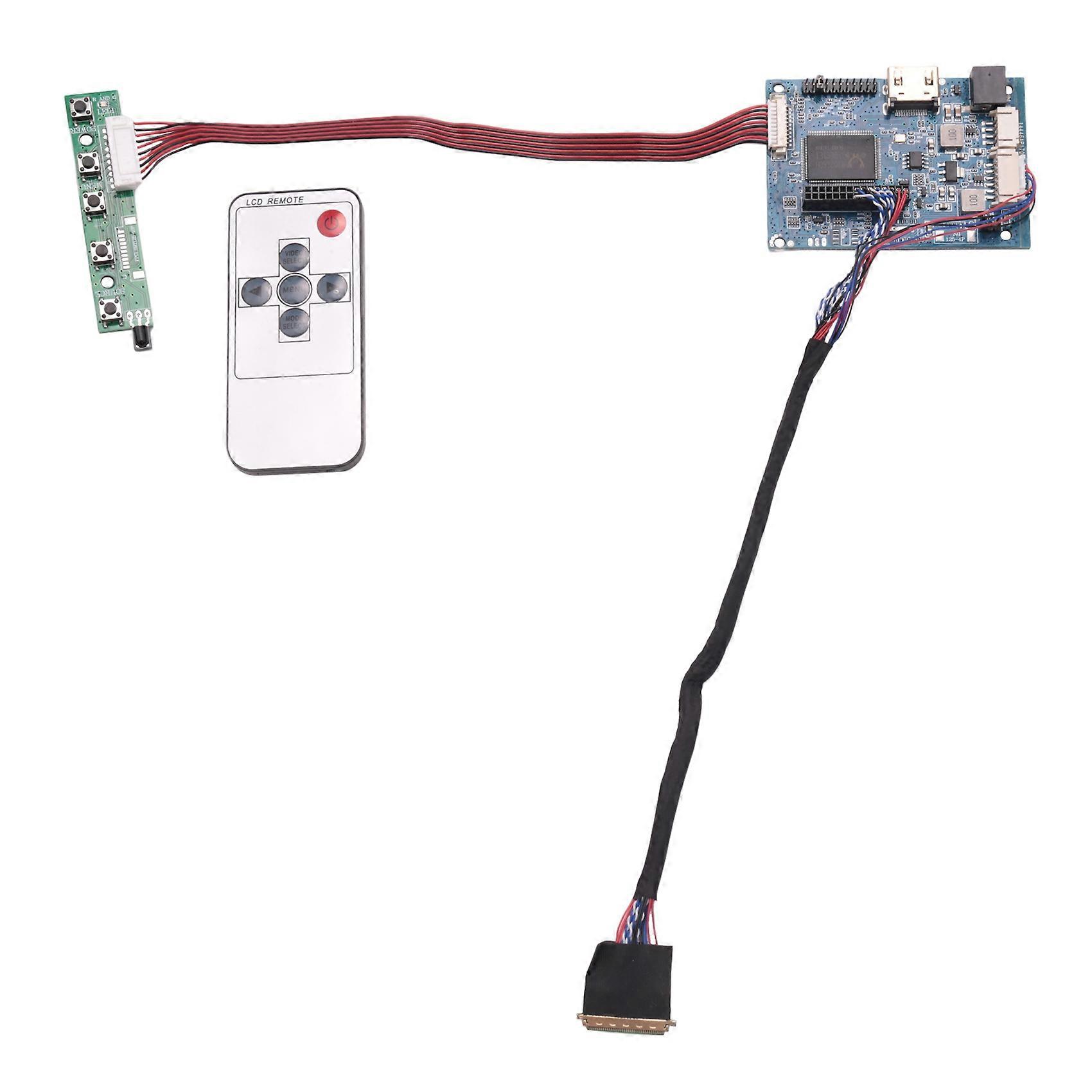 +AV LCD Controller Board for 15.6Inch B156XW02 LP156WH2 1366X768 with Remote Control 40Pin Signal K