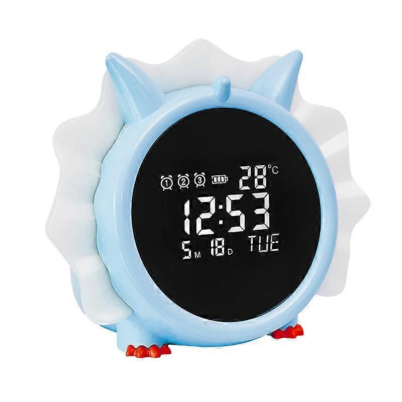 Dinosaur electronic clock, small alarm clock, gift clock for students, bedside electronic alarm clock, luminous alarm clock 112 * 133 * 117mm,2024 Pin