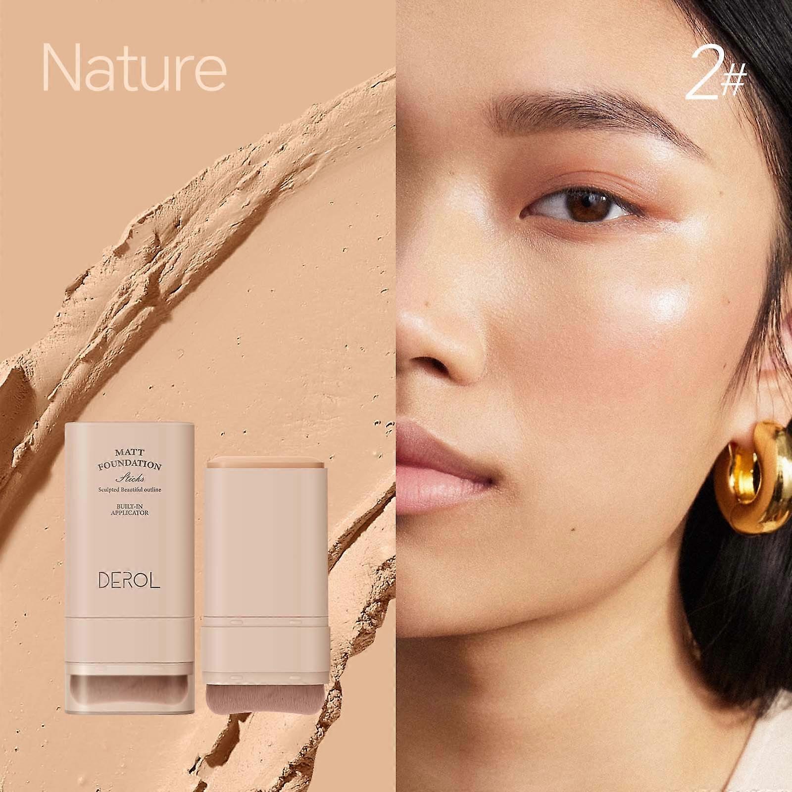 Make-up Stick The Make-up Stick With A Brush Can Cover Defects For Many Times, Keeping It Light And Natural.