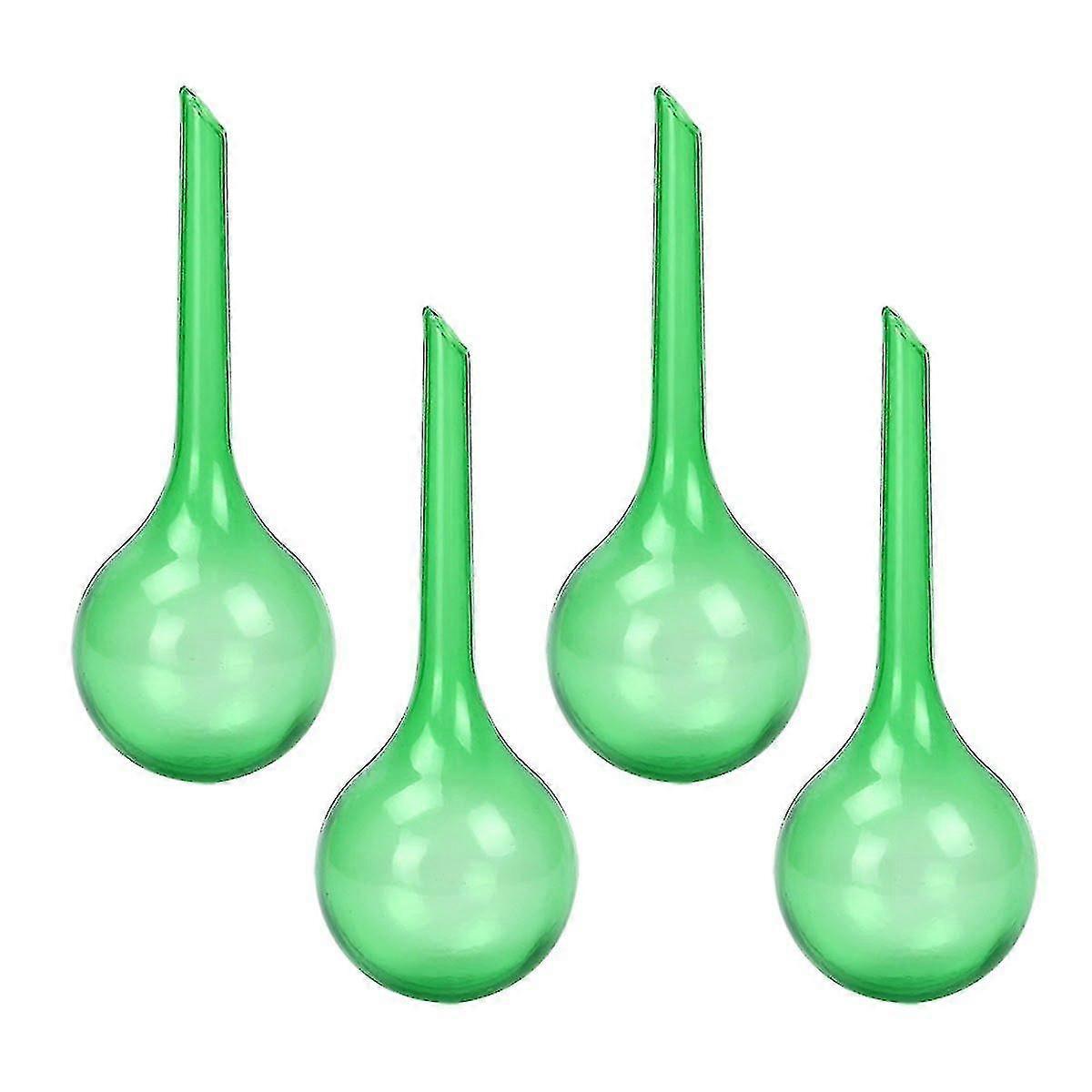Pack Of 4 House Plants Pvc Watering Globes Spikes Aqua Stakes Automatic Self Watering System Dia. 8cm, Height 26cm