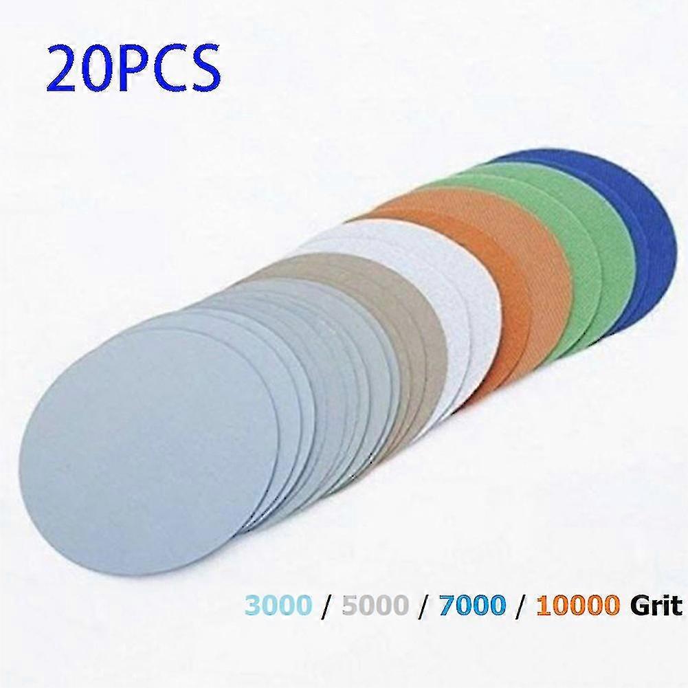 Anti-static Sandpaper Flexibility Sanding Discs Hookloop 4inch Wet/dry