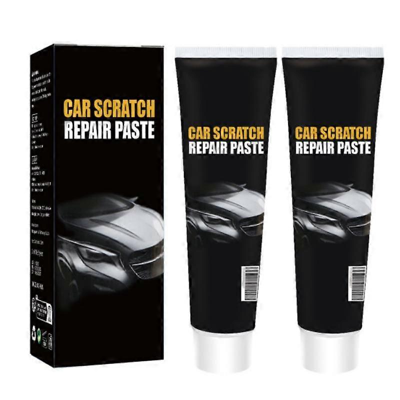 2x Bil Scratch Remover Lackvårdsverktyg Auto Swirl Remover Repor Reparation Polering Auto Body Slipning Compound Anti Scratch Wax