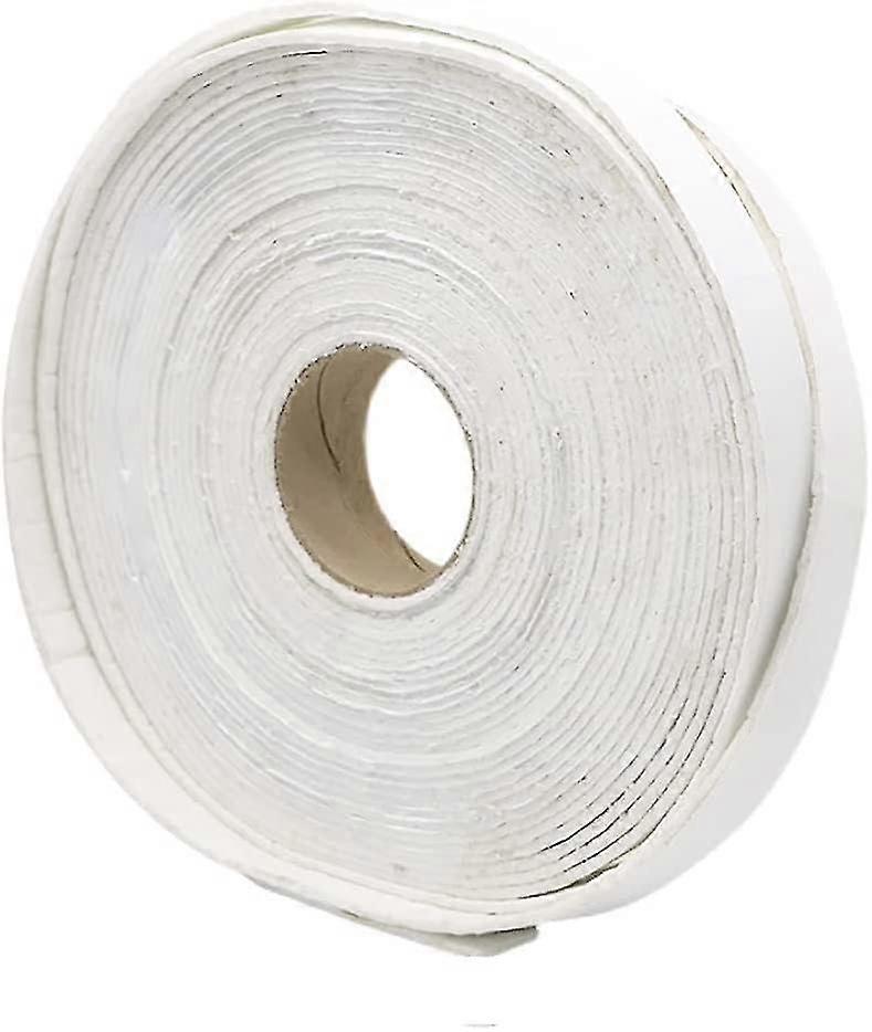شريط مقاوم للحريق من ألياف السيراميك - شريط حشية مسطح بدرجة حرارة عالية - الطول 20 م سمك 3 مم (الحجم: العرض 20 مم)