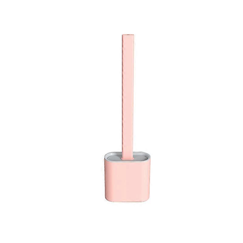 Silicone Toilet Brush With Antibacterial Hanging Toilet Brush Holder