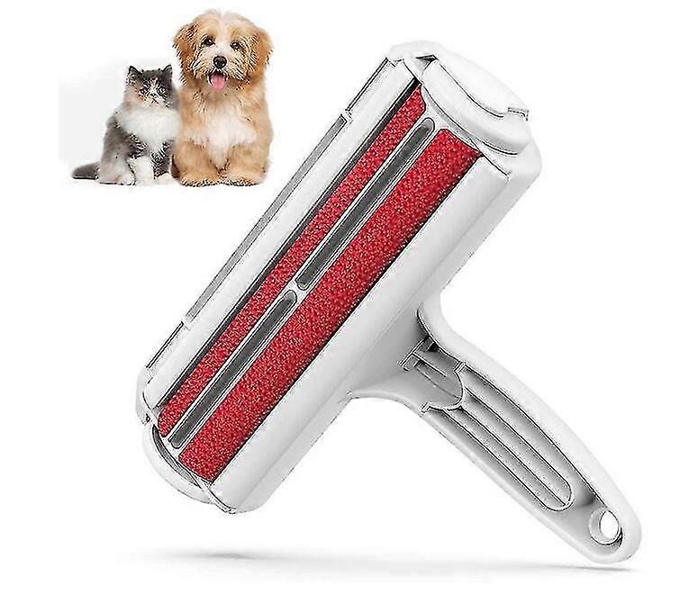 Pet Hair Remover Roller With Self Cleaning Base