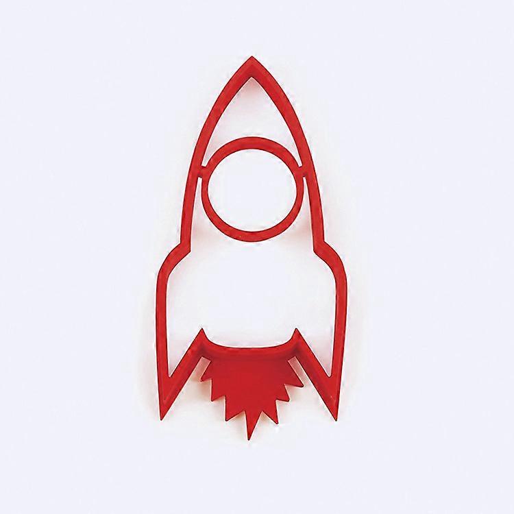 2 Creative Kitchen Personality Silicone Rocket Egg Mold Pancake Maker DIY Tool Cake Mold (2 PCS)