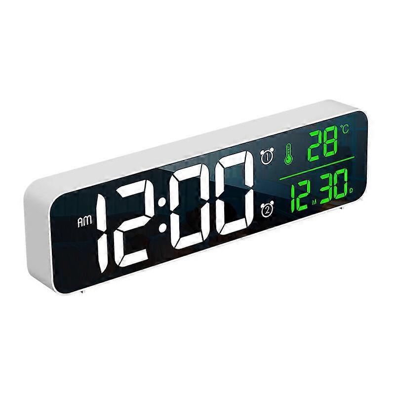 Digital Alarm Clock, Wall Clock Morning Alarm Clock LED Digital M
