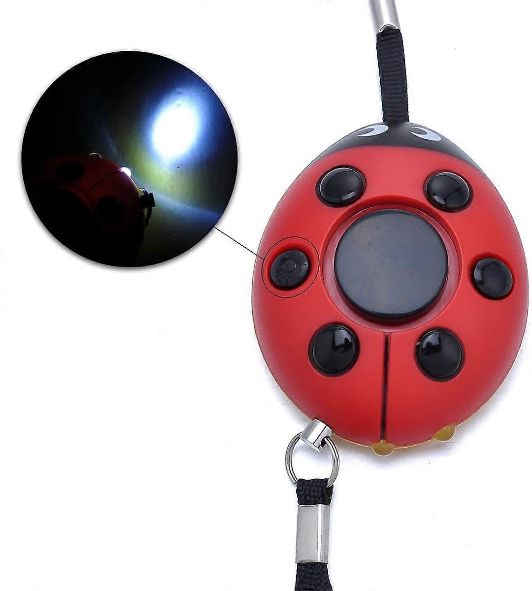 Personal Emergency Alarm 130 dB, with LED Flashlight, Keychain, Anti-Aggression, Purple, for Students/Women/Children/Elderly