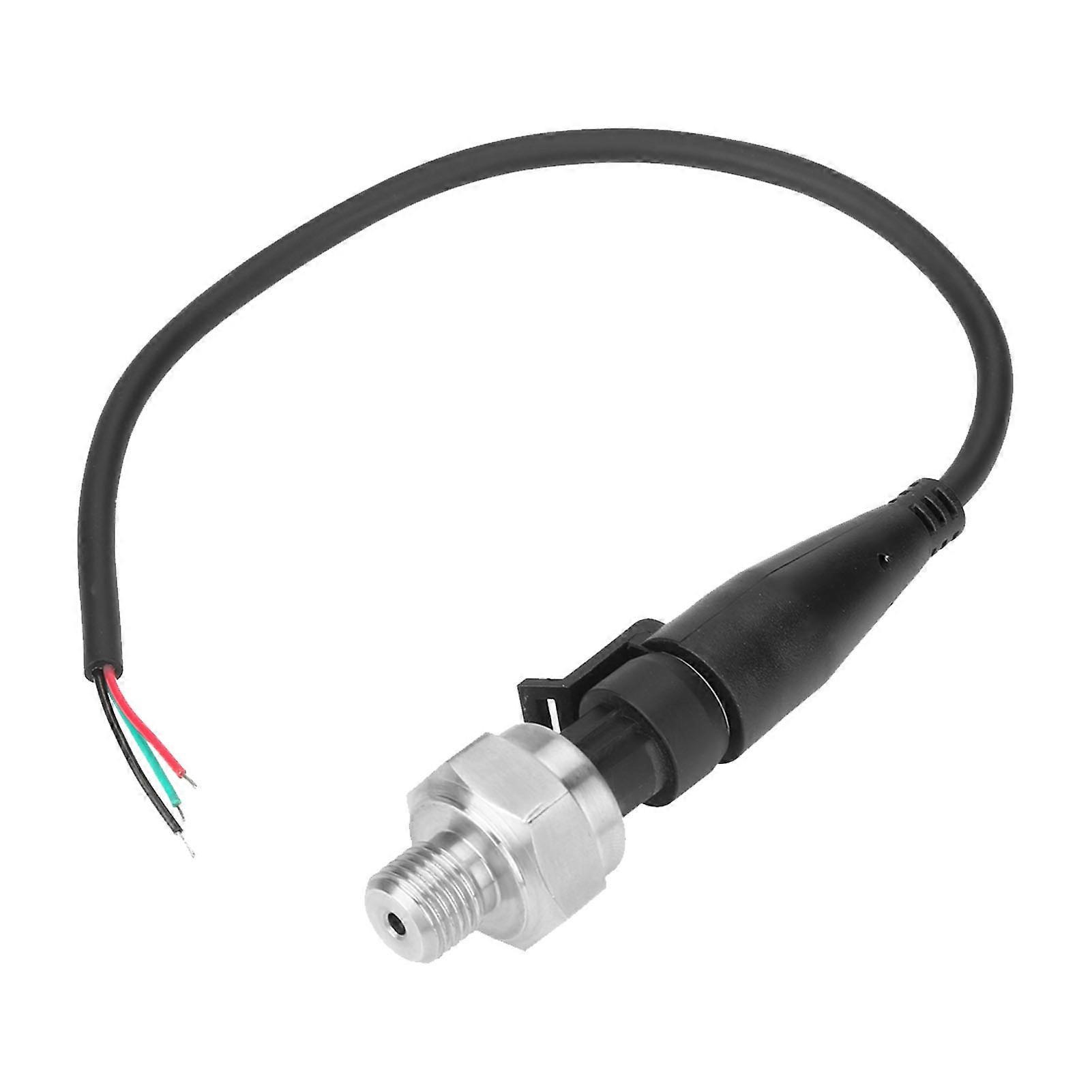G1/4" Pressure Transducer Sensor Input 5V Output 0.5-4.5V / 0-5V for Water Gas Oil (0-10PSI)