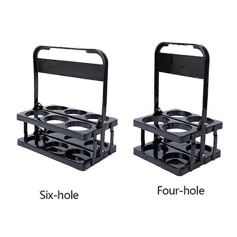 Plastic Six Pack Folding Drinks Holder Beer Rack Beer Carrier Collapsible Portable